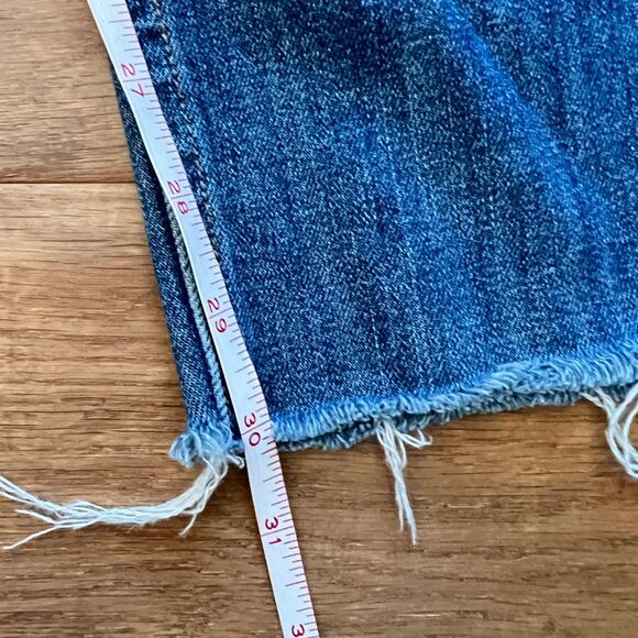 Rag & Bone Jeans Women's Size 25 Dre Slim Boyfriend Medium Wash Raw Hem - Picture 8 of 8